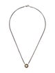 David Yurman Two-Tone Cookie Pendant Necklace