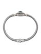 David Yurman Prasiolite & Diamond Albion Hinged Bangle Bracelet