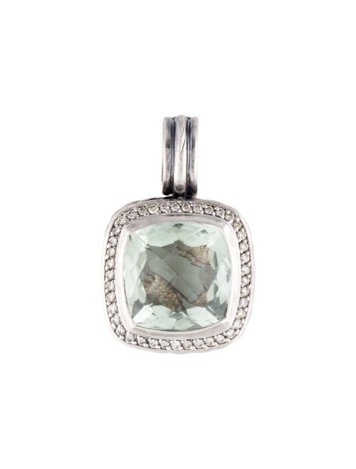 David Yurman Prasiolite & Diamond Albion Pendant
