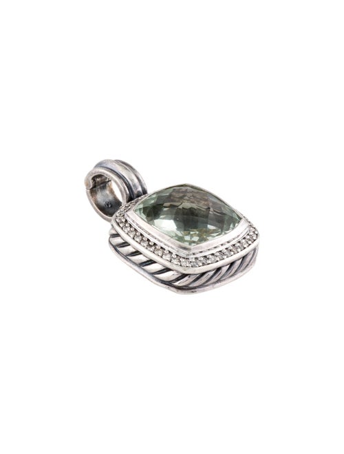 David Yurman Prasiolite & Diamond Albion Pendant