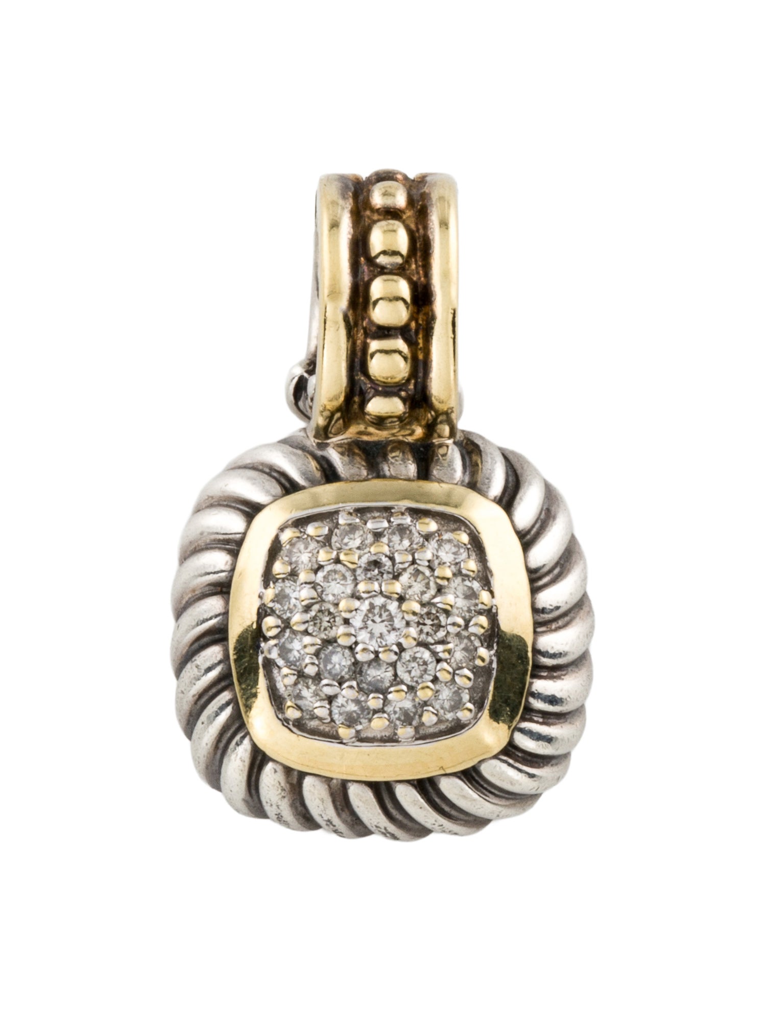 David Yurman Diamond Enhancer Pendant