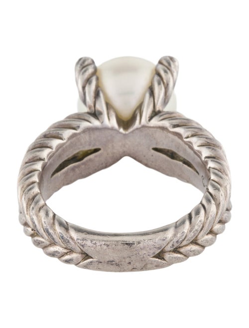 David Yurman Pearl & Diamond Cocktail Ring
