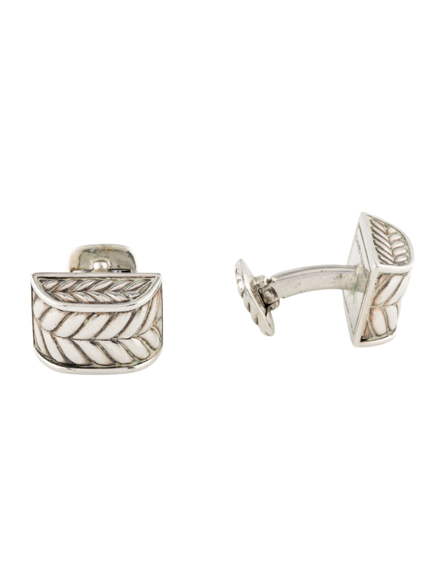 David Yurman Chevron Cufflinks