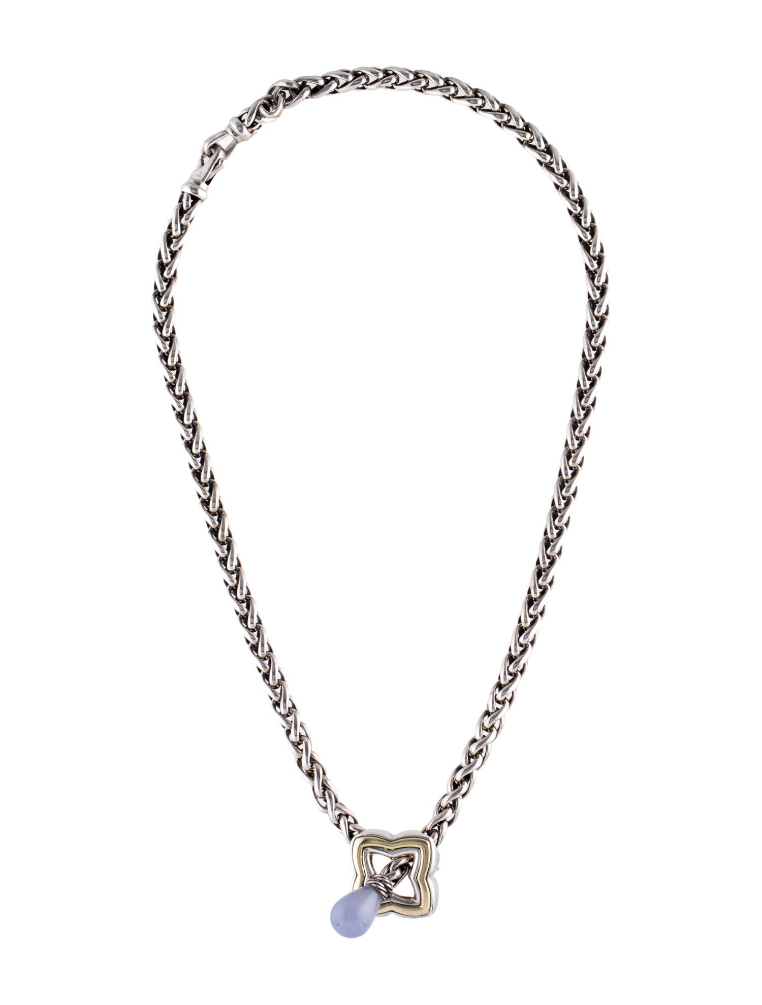 David Yurman Chalcedony Pendant Necklace