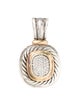 David Yurman Diamond Two-Tone Albion Enhancer Pendant