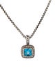 David Yurman Topaz & Diamond Petite Albion® Pendant Necklace