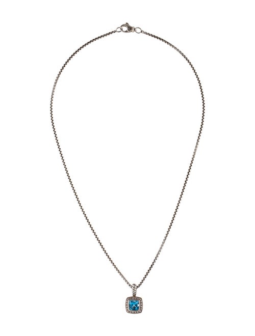 David Yurman Topaz & Diamond Petite Albion® Pendant Necklace