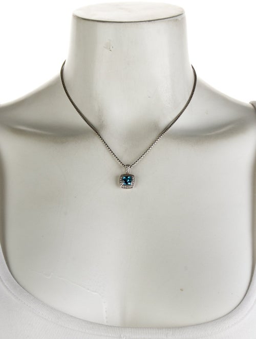 David Yurman Topaz & Diamond Petite Albion® Pendant Necklace