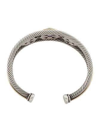 David Yurman Amethyst, Citrine & Prasiolite Cuff