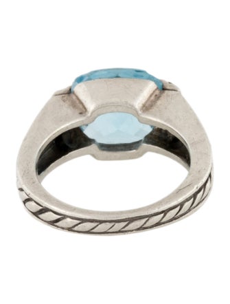 David Yurman Topaz & Diamond Cocktail Ring