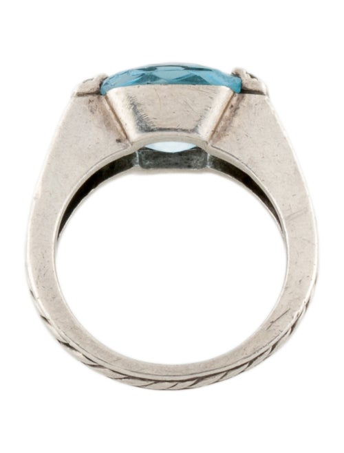 David Yurman Topaz & Diamond Cocktail Ring