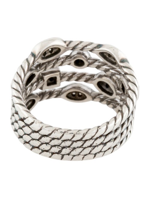 David Yurman Diamond Confetti Four-Row Ring