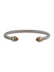 David Yurman Two-Tone Citrine Classic Cable Bracelet