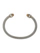 David Yurman Two-Tone Citrine Classic Cable Bracelet