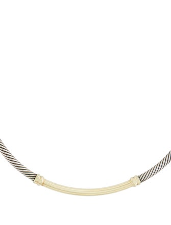 David Yurman Two-Tone Metro Collar Necklace