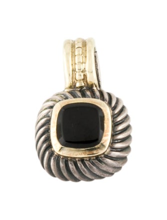 David Yurman Onyx Albion Enhancer Pendant