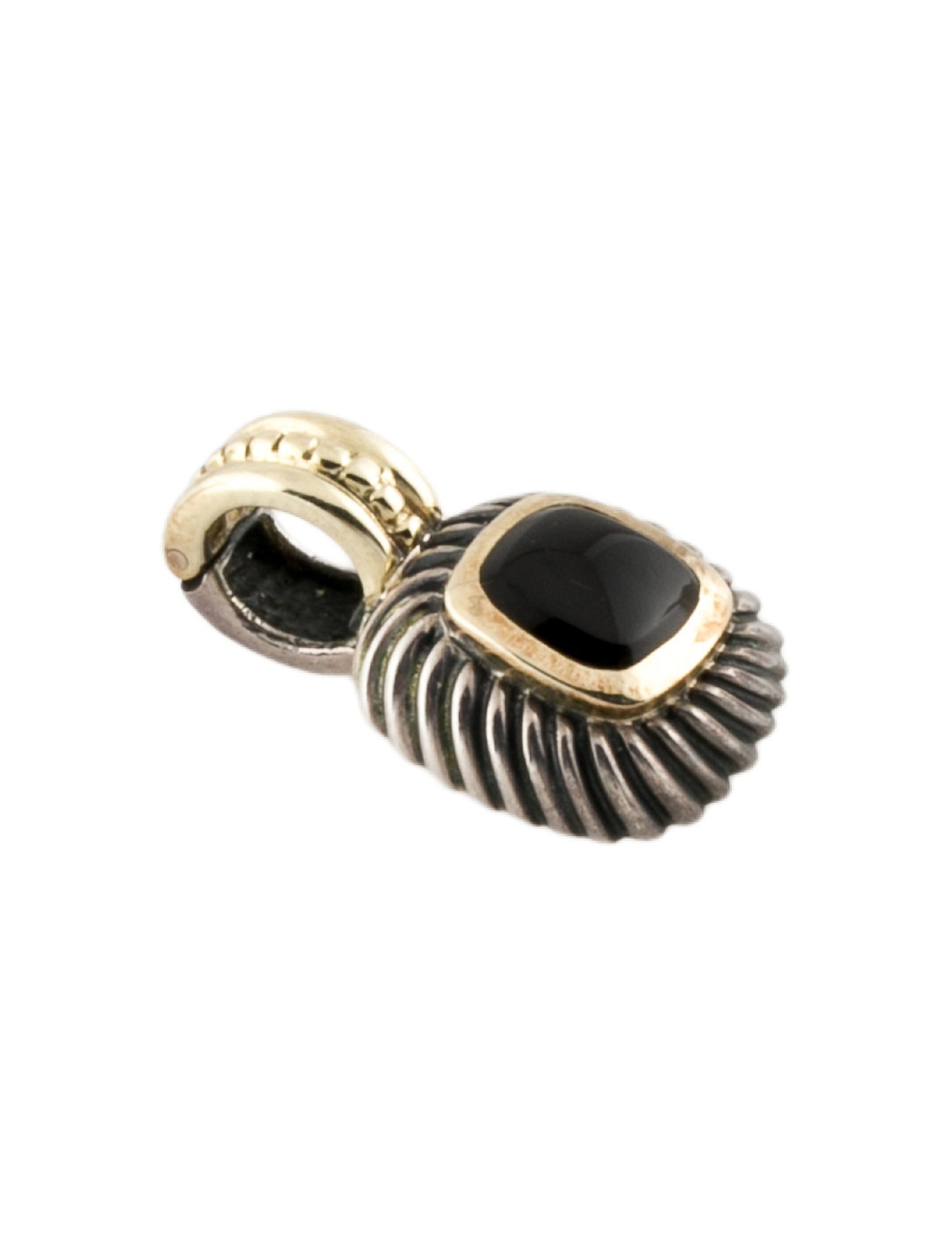 David Yurman Onyx Albion Enhancer Pendant