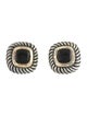 David Yurman Onyx Albion Stud Earrings