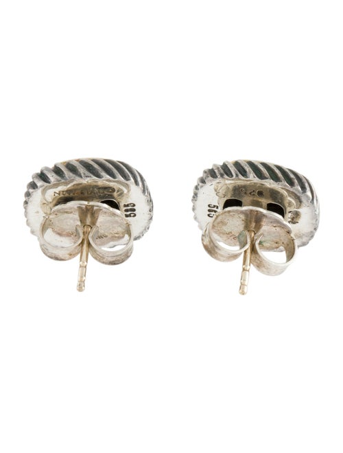 David Yurman Onyx Albion Stud Earrings