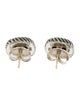 David Yurman Onyx Albion Stud Earrings