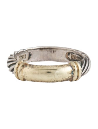 David Yurman Two-Tone Metro Cable Band