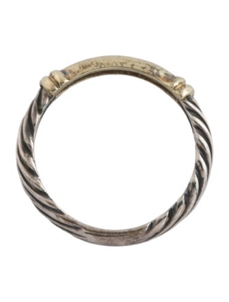 David Yurman Two-Tone Metro Cable Band