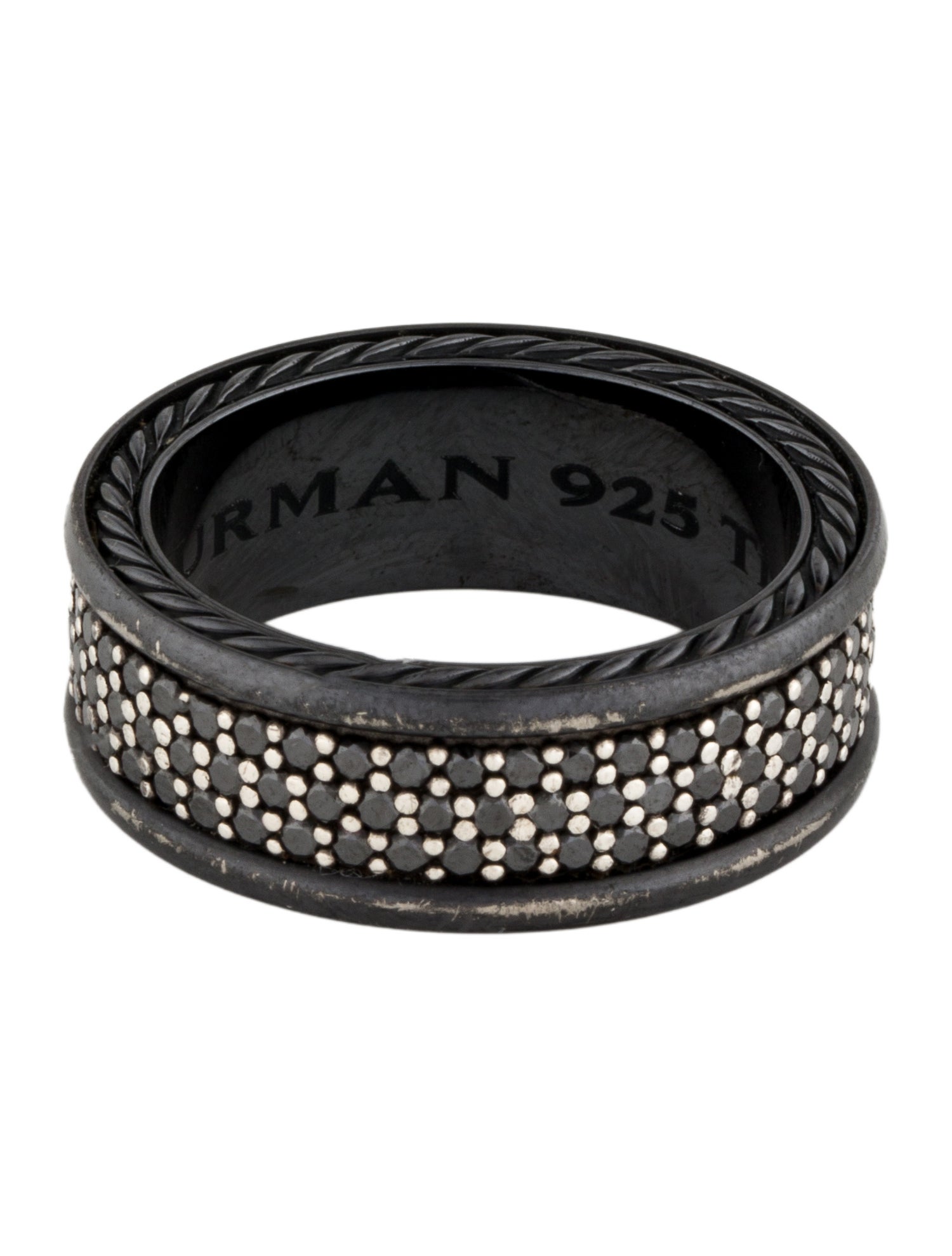 David Yurman 2.30ctw Diamond Streamline® Pavé Three Row Band Ring