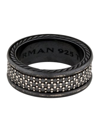 David Yurman 2.30ctw Diamond Streamline® Pavé Three Row Band Ring