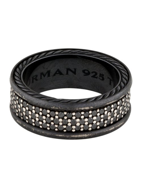 David Yurman 2.30ctw Diamond Streamline® Pavé Three Row Band Ring