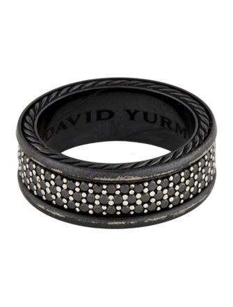 David Yurman 2.30ctw Diamond Streamline® Pavé Three Row Band Ring