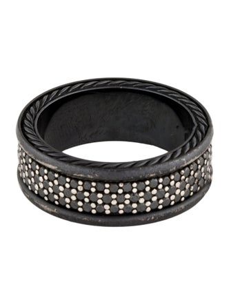 David Yurman 2.30ctw Diamond Streamline® Pavé Three Row Band Ring