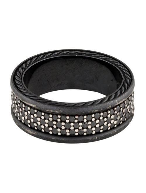 David Yurman 2.30ctw Diamond Streamline® Pavé Three Row Band Ring