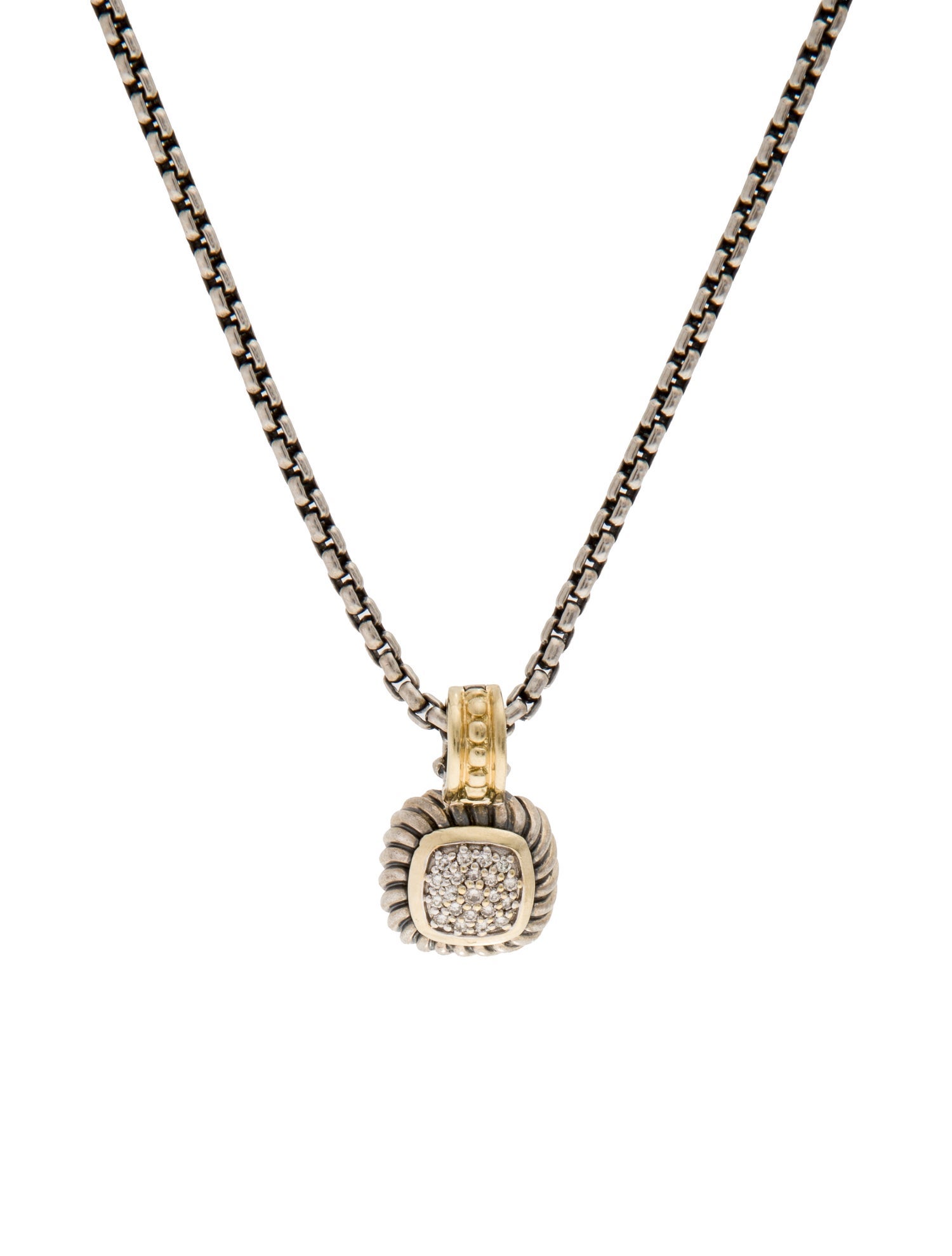 David Yurman Diamond Petite Albion® Pendant Necklace