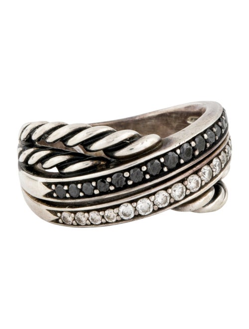 David Yurman Diamond Crossover Cable Band