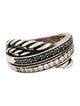 David Yurman Diamond Crossover Cable Band