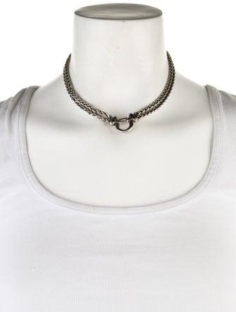 David Yurman Two-Tone Double Wheat Chain Necklace