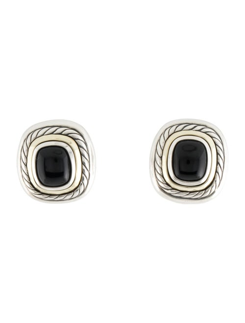 David Yurman Onyx Albion Earclip Earrings