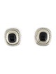 David Yurman Onyx Albion Earclip Earrings