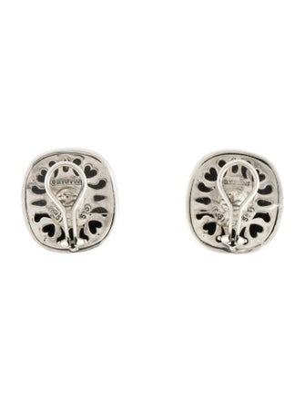 David Yurman Onyx Albion Earclip Earrings