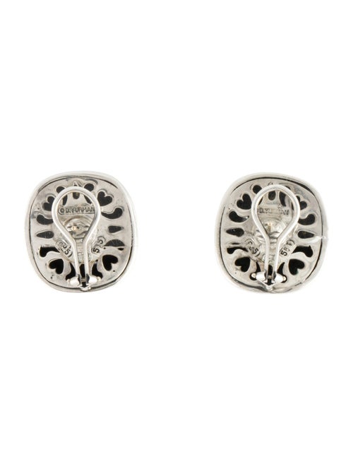 David Yurman Onyx Albion Earclip Earrings