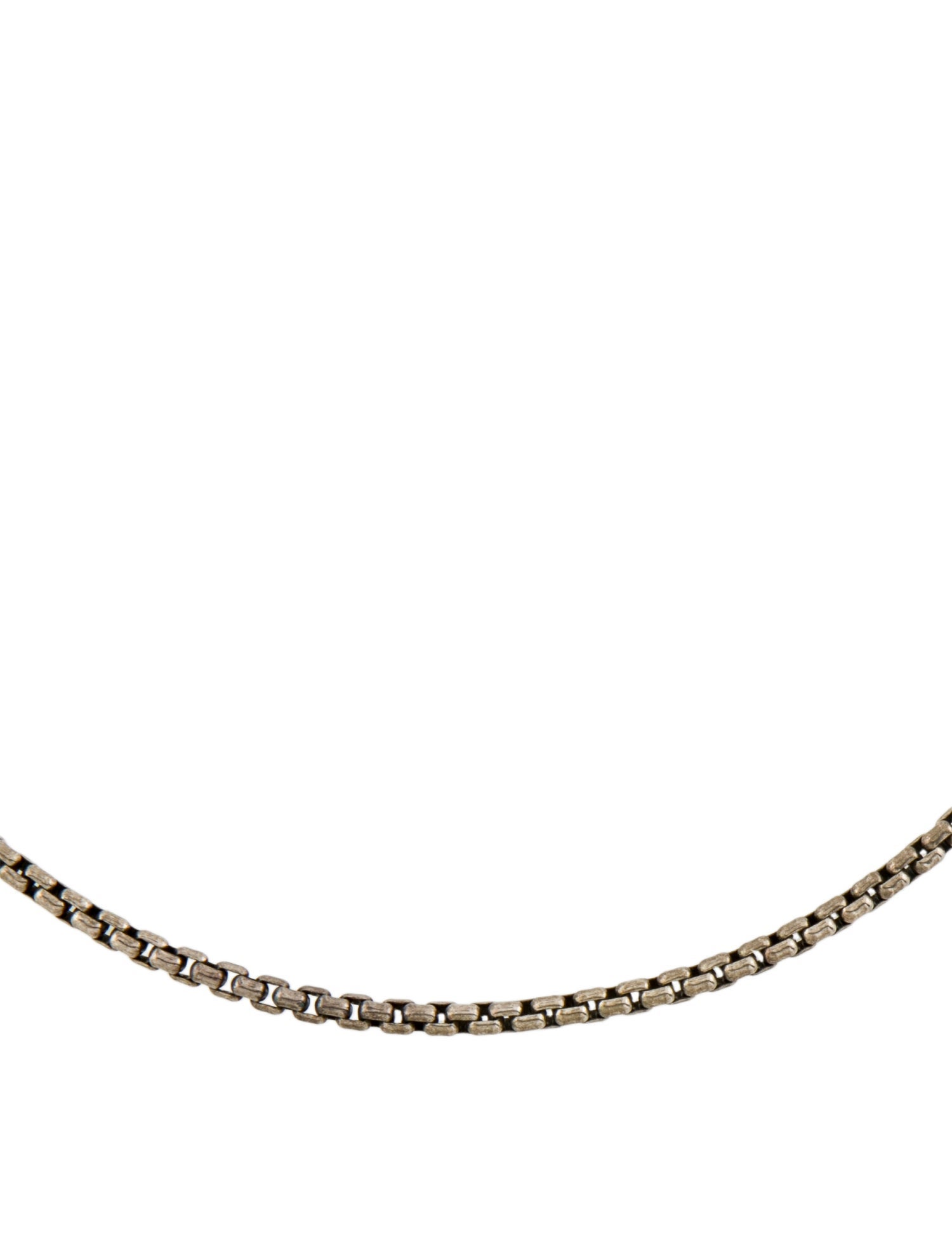 David Yurman Two-Tone Box Chain Necklace