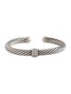David Yurman Diamond Classic Cable Station Bracelet