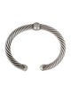 David Yurman Diamond Classic Cable Station Bracelet