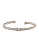 David Yurman Diamond Classic Cable Station Bracelet