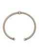 David Yurman Diamond Classic Cable Station Bracelet