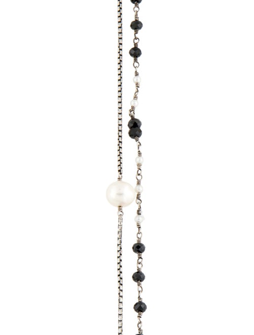 David Yurman Bijoux Quatrefoil Pearl & Spinel Multistrand Convertible Necklace