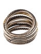 David Yurman Two-Tone Crossover Ring