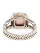 David Yurman Rose Quartz Mother-of-Pearl Doublet & Diamond Petite Albion Ring
