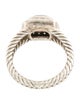 David Yurman Rose Quartz Mother-of-Pearl Doublet & Diamond Petite Albion Ring