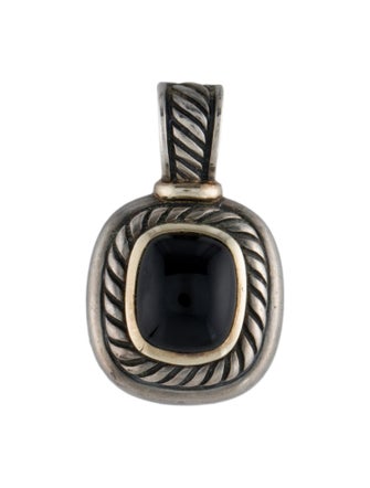 David Yurman Onyx Albion Pendant Enhancer